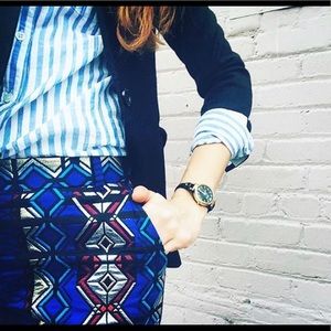 ✨J.Crew Maddie Pant | Windowpane Jacquard , sz 4✨